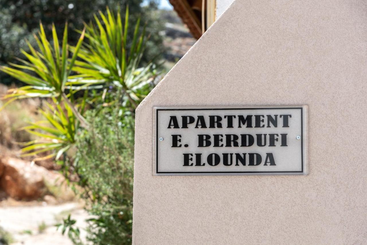 E.Berdufi Apartament Sea View Elounda Exteriér fotografie