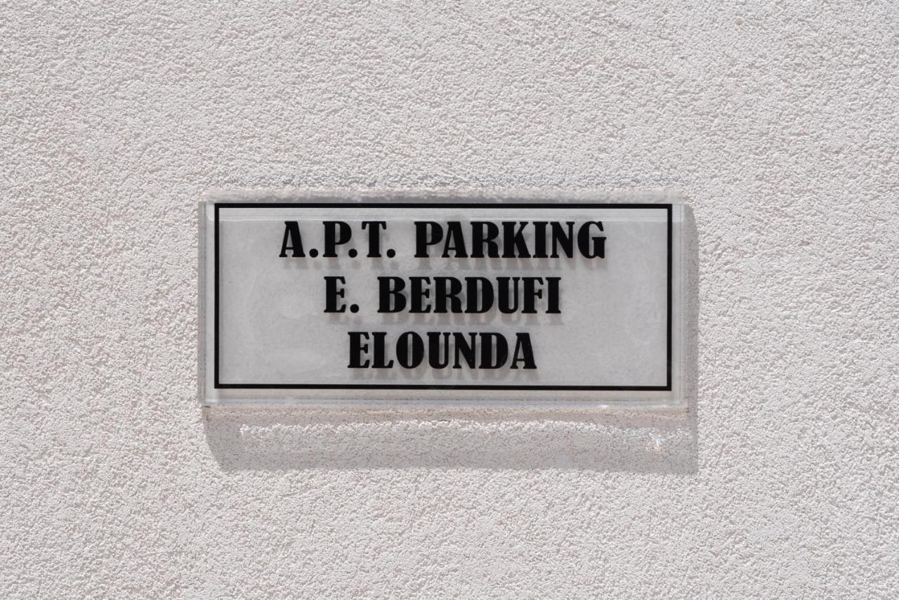 E.Berdufi Apartament Sea View Elounda Exteriér fotografie